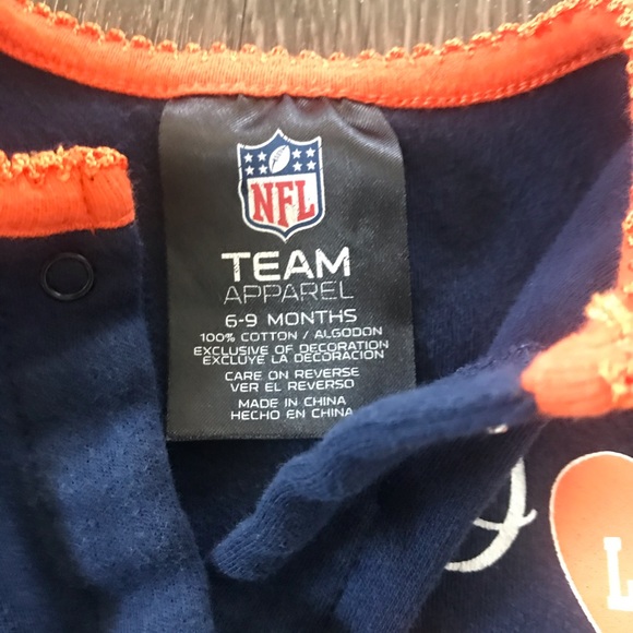 NFL "I LOVE My BRONCOS" Baby Girl One Piece - Picture 7 of 8